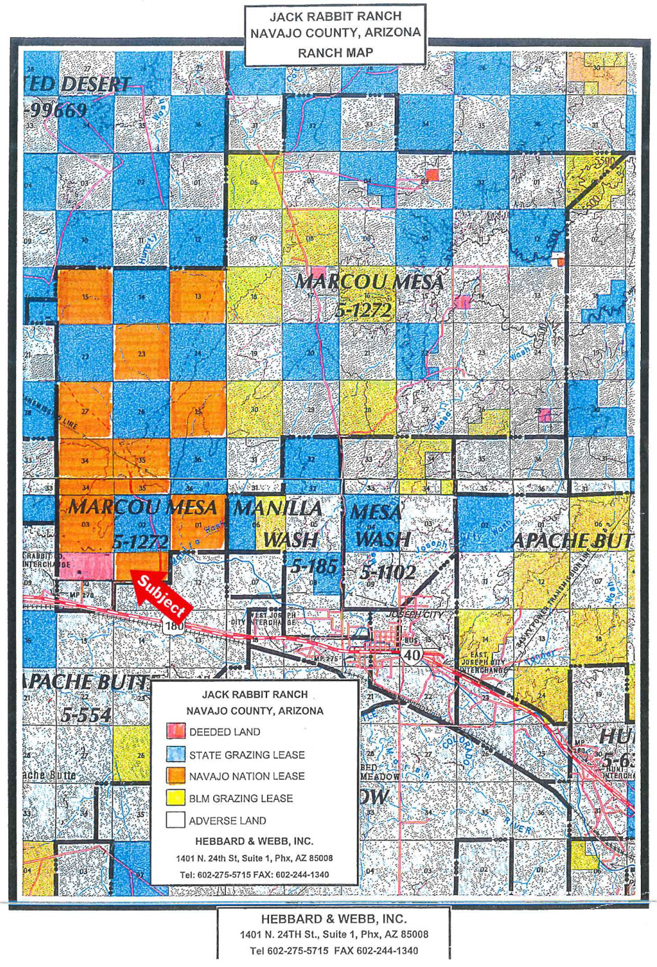 Jack Rabbit Ranch Property Map