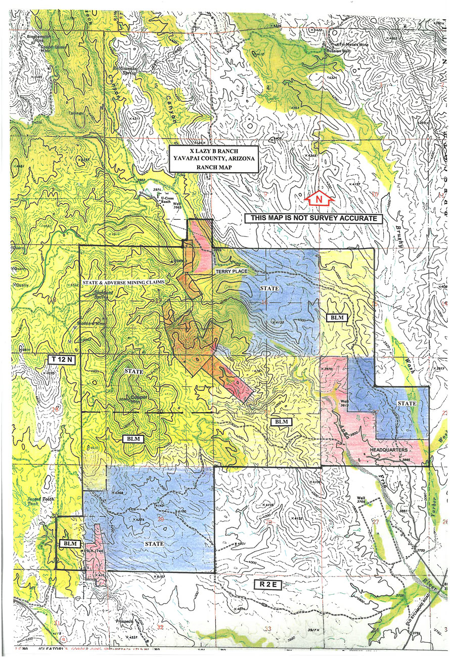 Cross Y aerial map